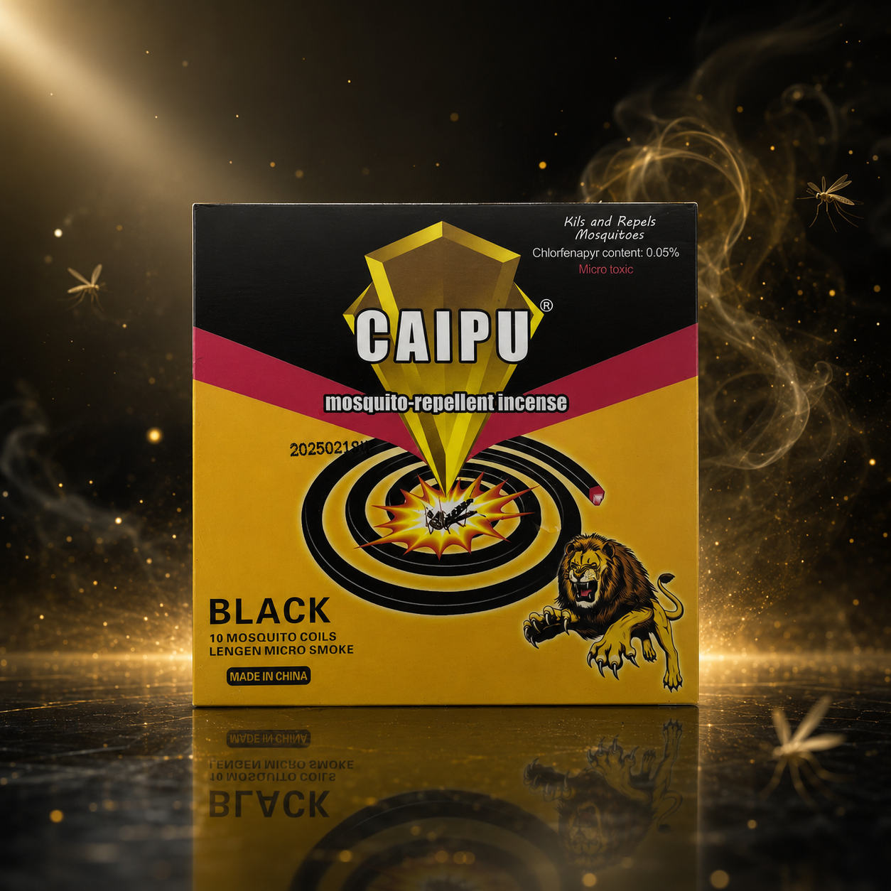 Premium Lessen-Smoke Black Mosquito Coils