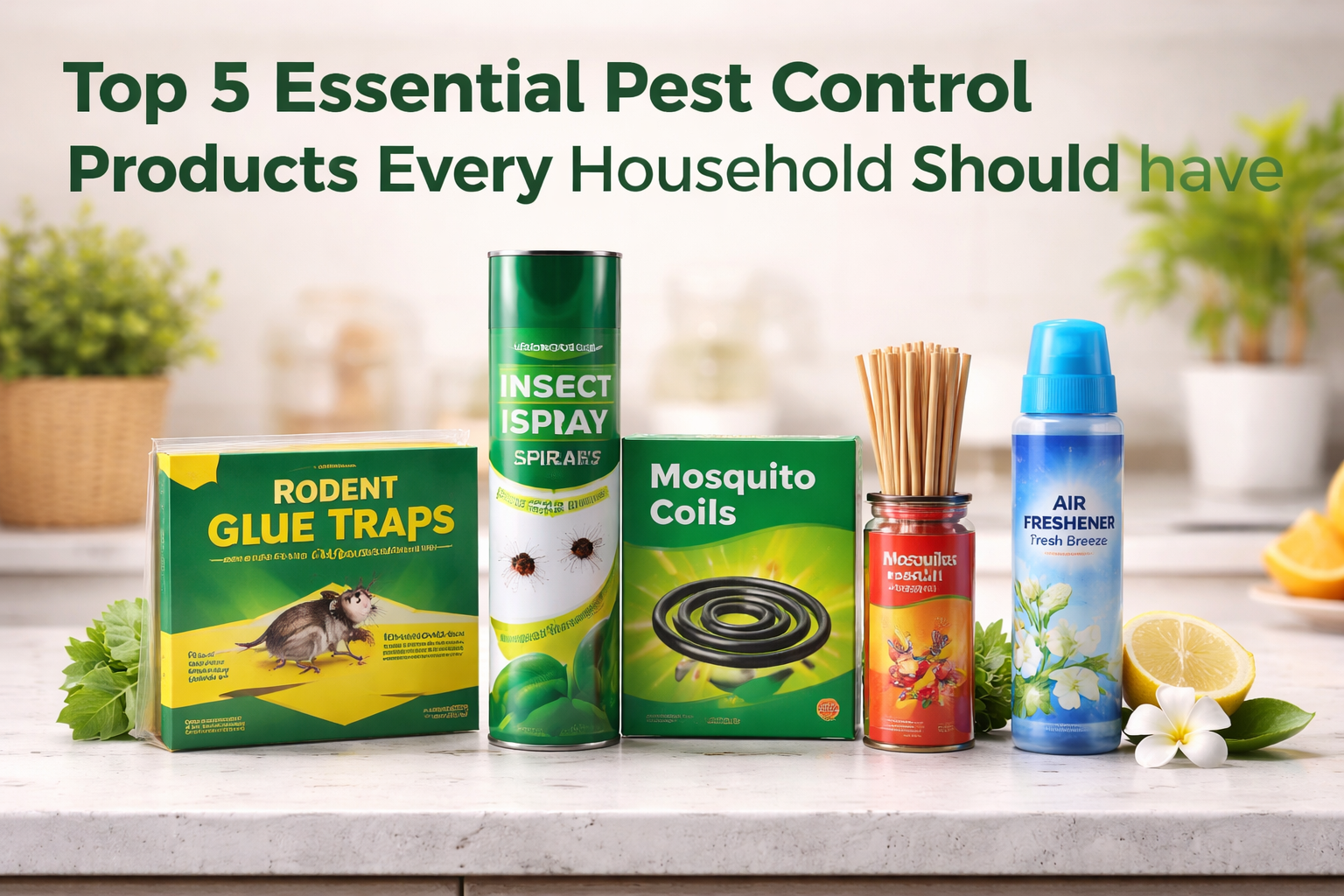 Top 5 Essential Pest Control Products Every Household Should Have