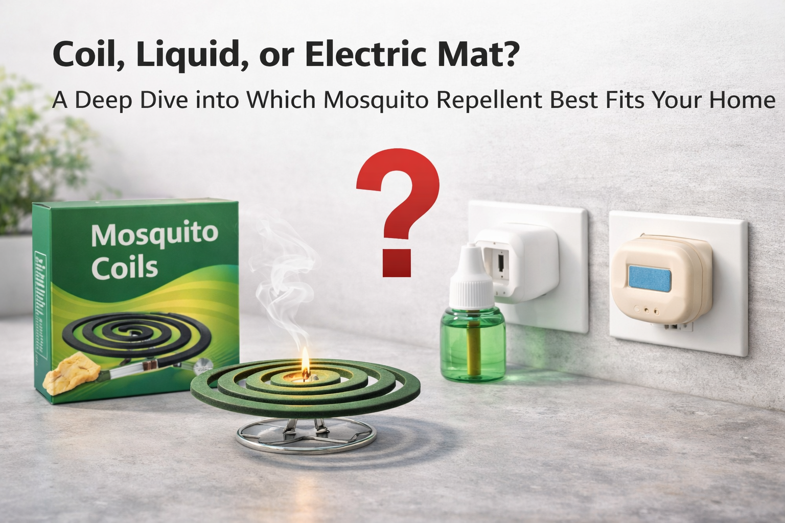 Coil, Liquid, or Electric Mat? A Deep Dive into Which Mosquito Repellent Best Fits Your Home