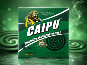 CAIPU Kills and Repels Black Mosquito-Repellent Incense (Forest Lion)